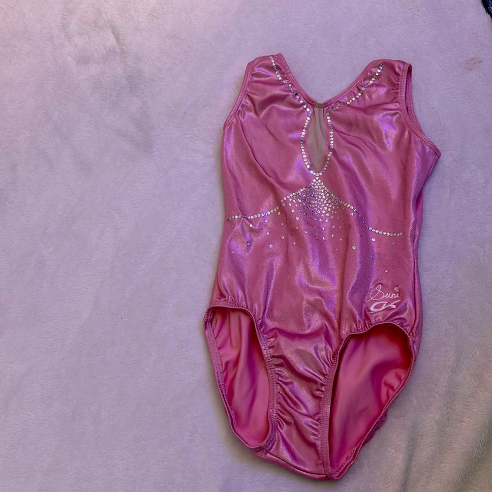 GK Girl’s Suni Pretty In Pink Gymnastics Leotard Kids | Color: Pink | Size: AS